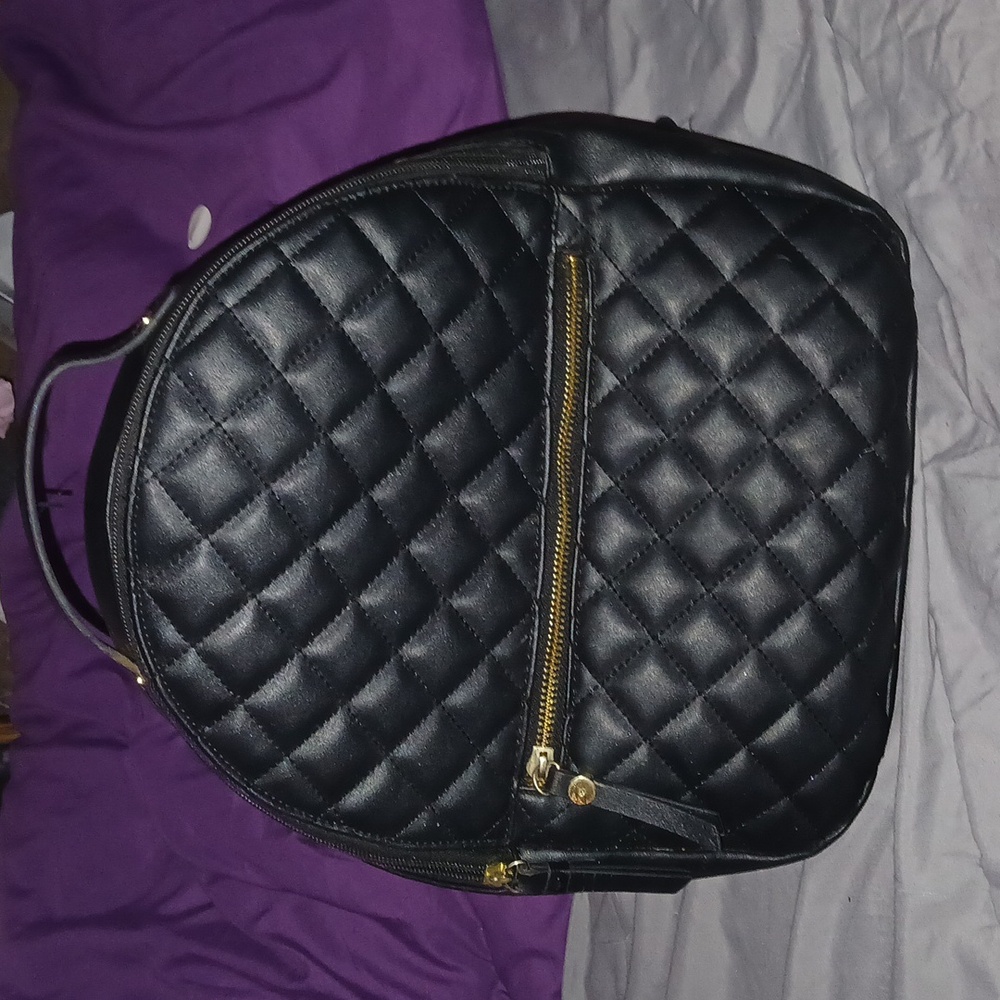 Liz Claiborne Black Leather mini backpack